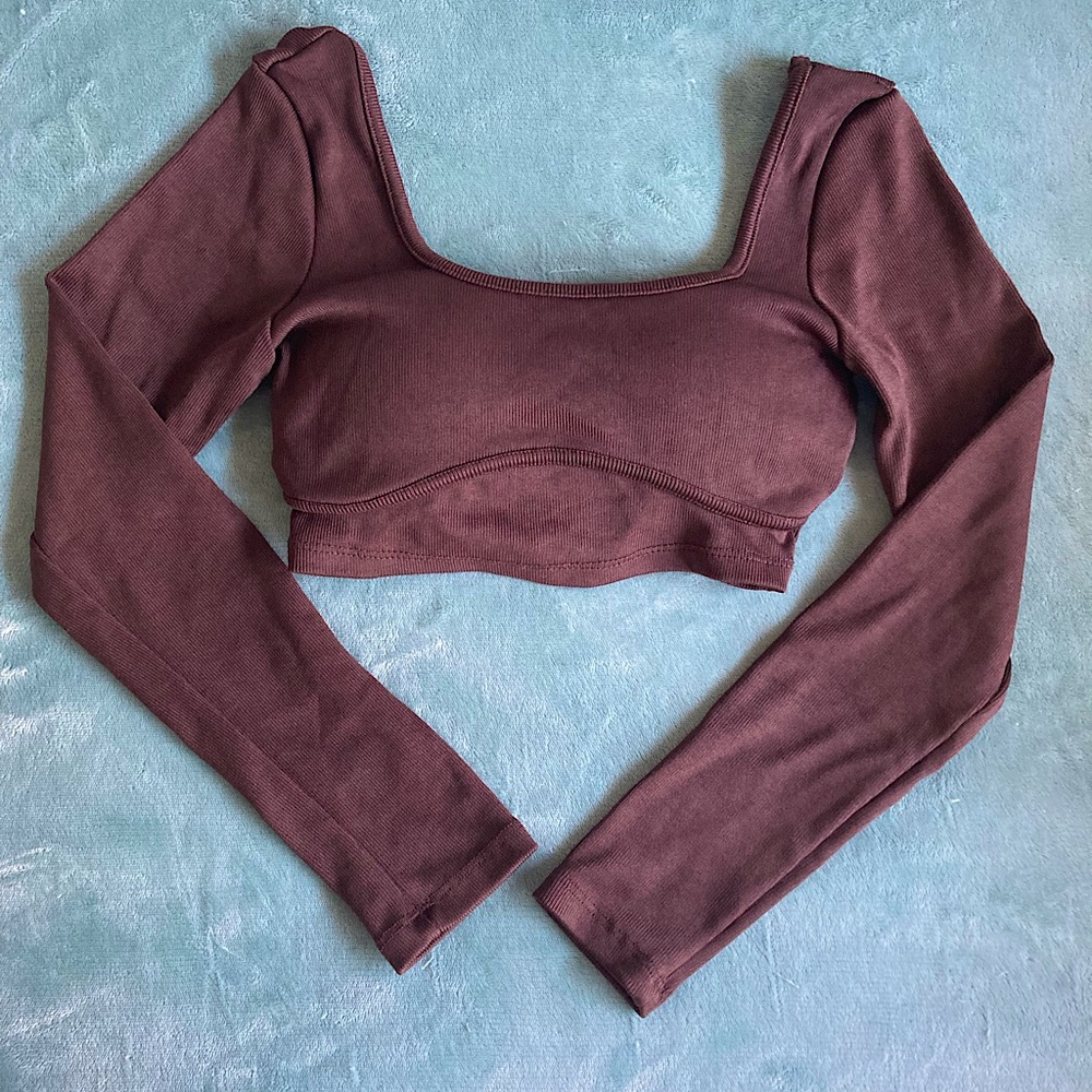 Crop top long sleeve